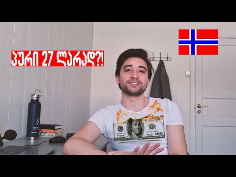 რა ღირს ცხოვრება ნორვეგიაში? | ჩემი ხარჯები | ყველაზე ძვირი ქვეყანა ევროპაში?